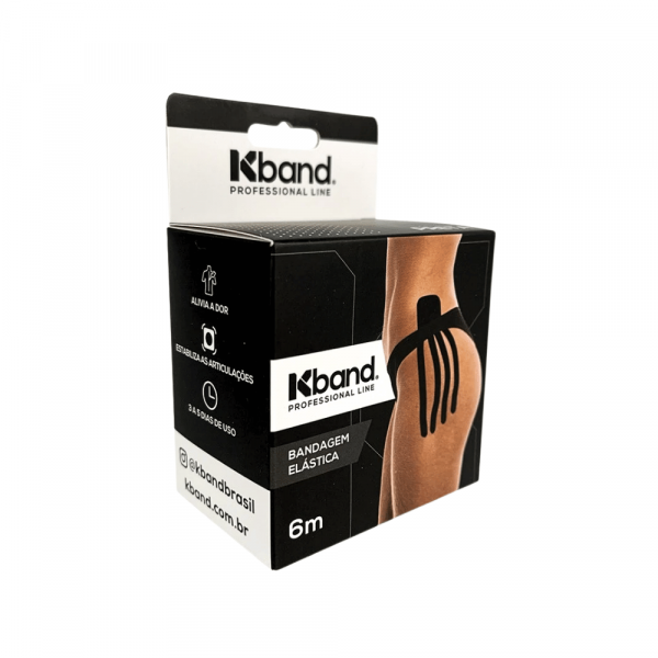 BANDAGEM ELASTICA 6m PRETA - KBAND BANDAGEM ELASTICA 6m PRETA - KBAND