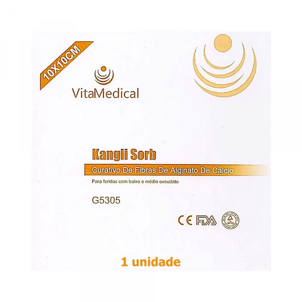 CURATIVO ALGINATO DE CALCIO 10cm x 10cm - MISSNER