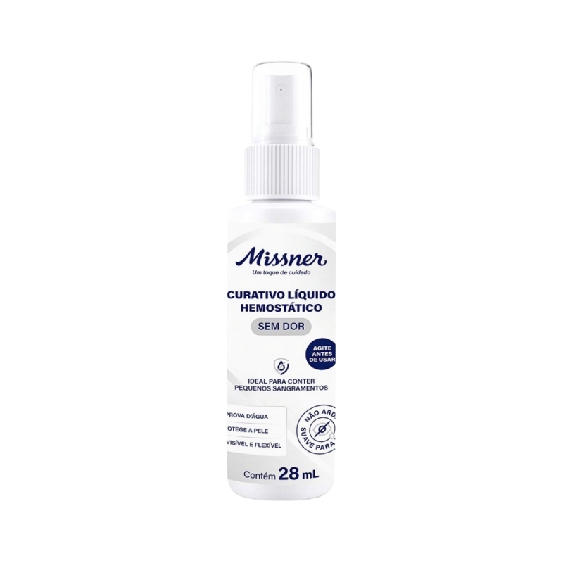 CURATIVO LIQUIDO HEMOSTATICO 28mL - MISSNER CURATIVO LIQUIDO HEMOSTATICO 28mL - MISSNER