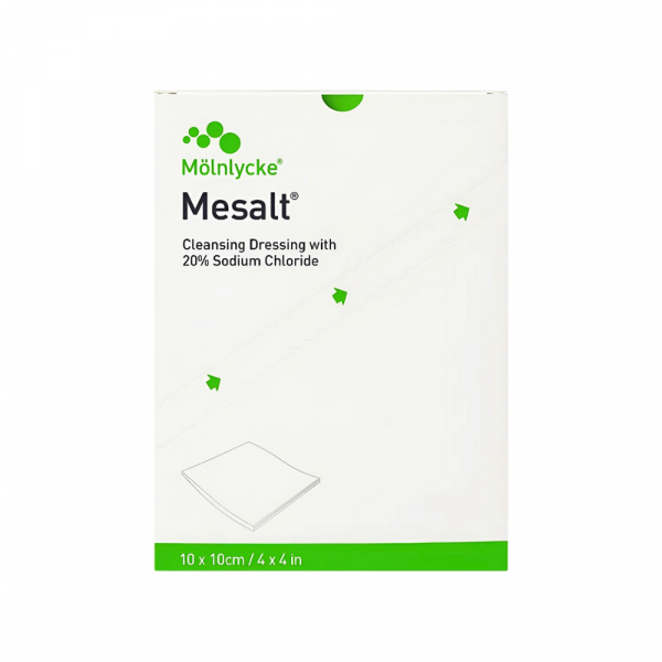 CURATIVO CLORETO SODIO 10cm x 10cm - MESALT CURATIVO CLORETO SODIO 10cm x 10cm - MESALT