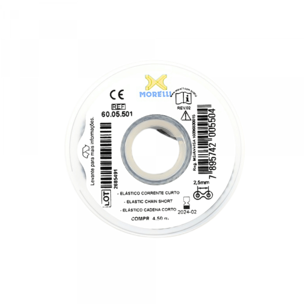 ELASTICO CORRENTE 4,5m CURTO CRISTAL - MORELLI