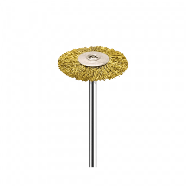 ESCOVA DE POLIMENTO PM AÇO DOURADA  - IPESE