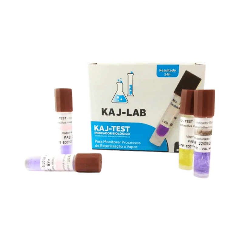 INDICADOR BIOLOGICO cx.10un. - KAJ-LAB INDICADOR BIOLOGICO cx.10un. - KAJ-LAB