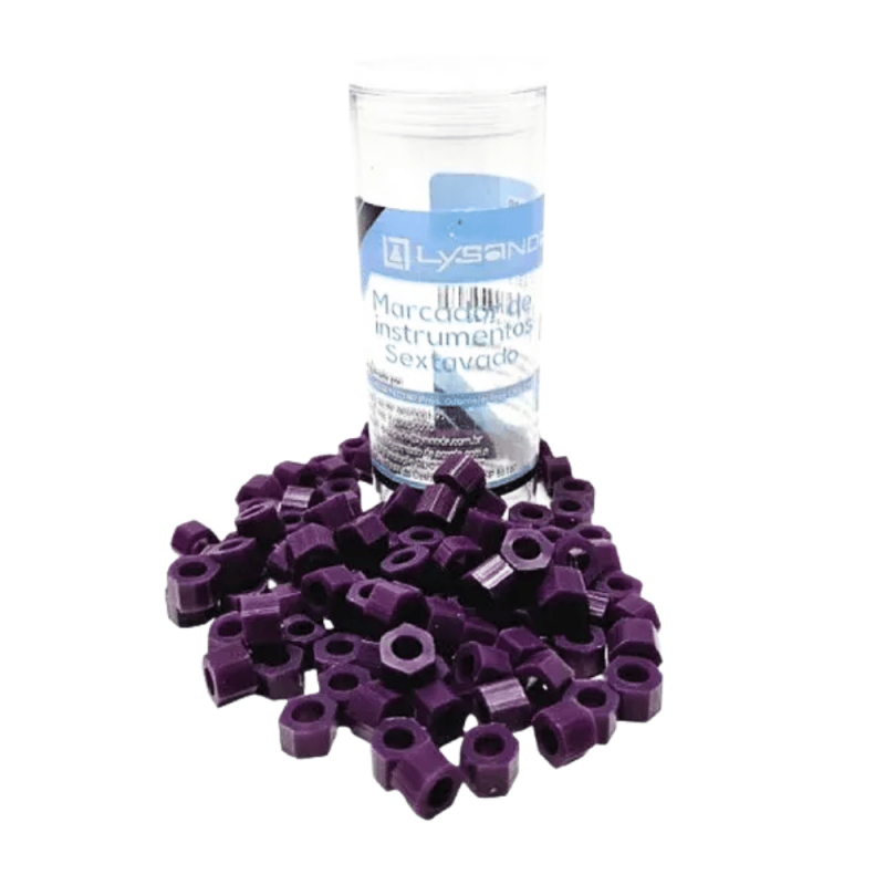 MARCADOR INSTRUMENTAIS ROXO COM 100un. - LYSANDA