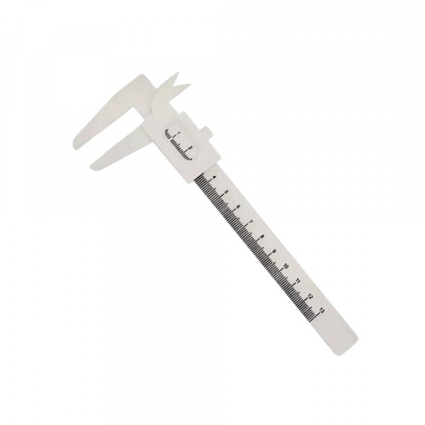 Paquímetro de Plástico 12cm com Trava