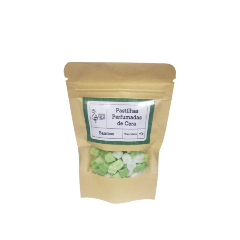 Pastilha Perfumada - Diversas - pct c/ 40grs Fragância:Bamboo