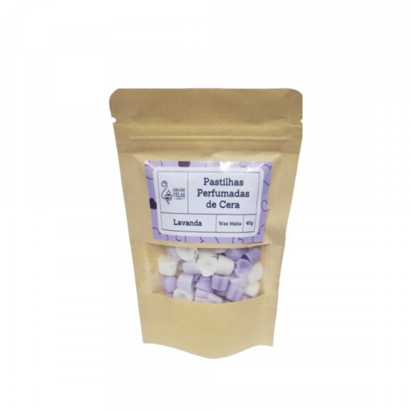 Pastilha Perfumada - Diversas - pct c/ 40grs Fragância:Lavanda