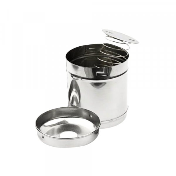 PORTA ALGODÃO INOX LIMPO COM MOLA - FAVA