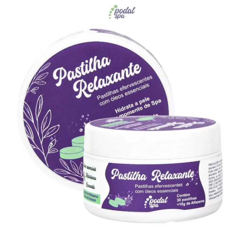 Pastilha Relaxante Efervecente Jelly Spa